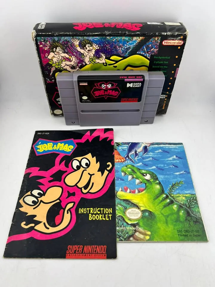 Joe and Mac Super Nintendo Snes