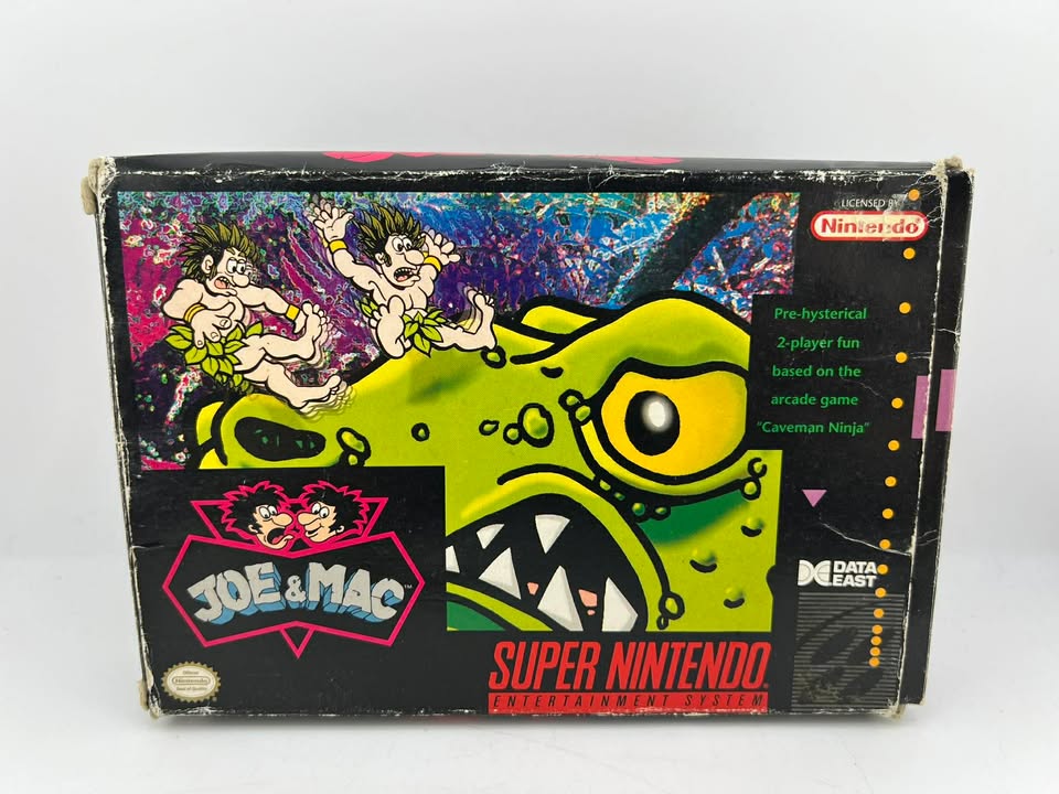 Joe and Mac Super Nintendo Snes