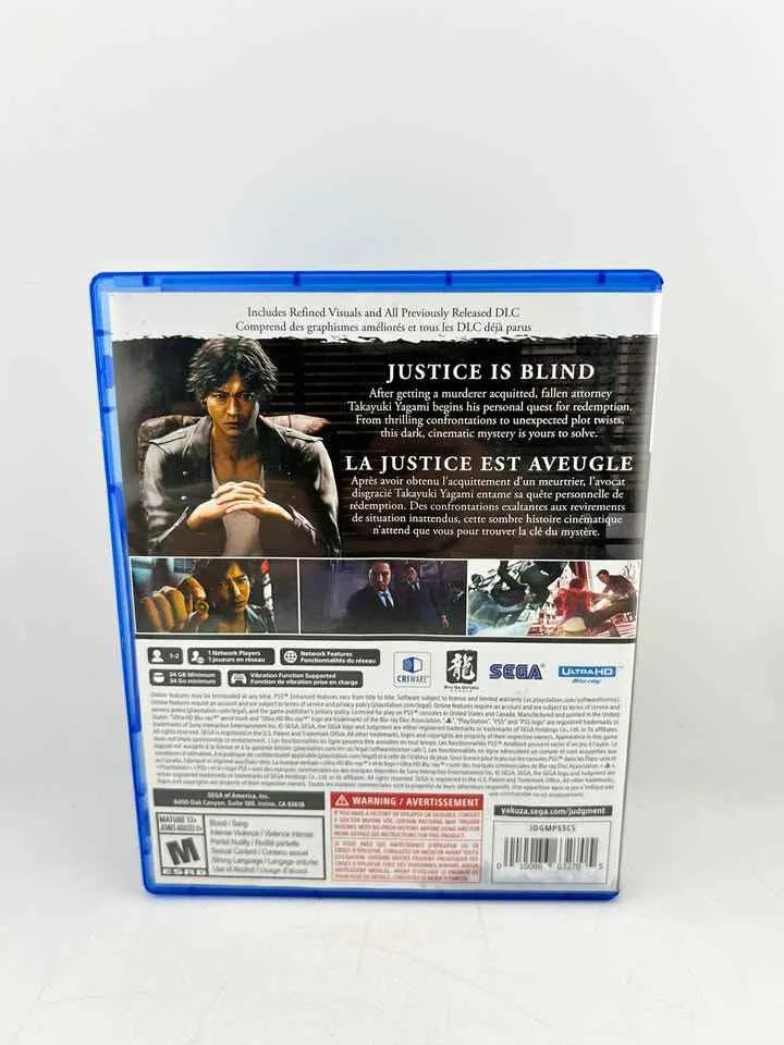 Judgment Playstation 5 PS5