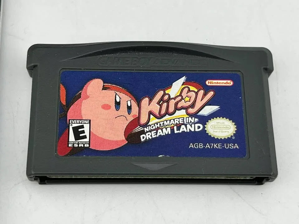 Kirby Nightmare in Dreamland Game Boy Advance GBA