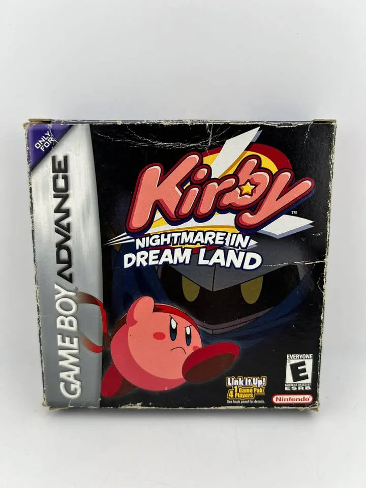 Kirby Nightmare in Dreamland Game Boy Advance GBA