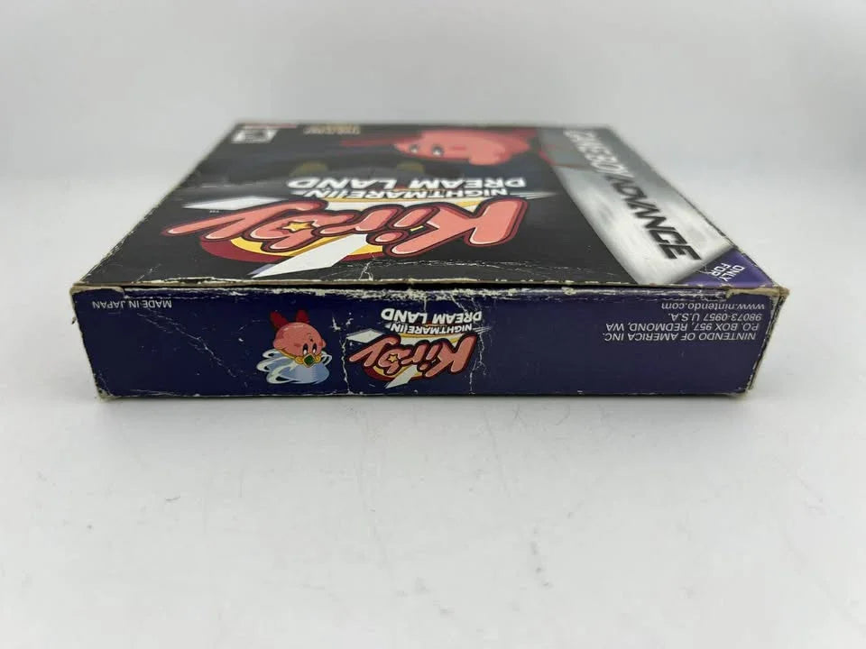 Kirby Nightmare in Dreamland Game Boy Advance GBA