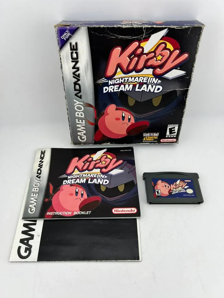 Kirby Nightmare in Dreamland Game Boy Advance GBA