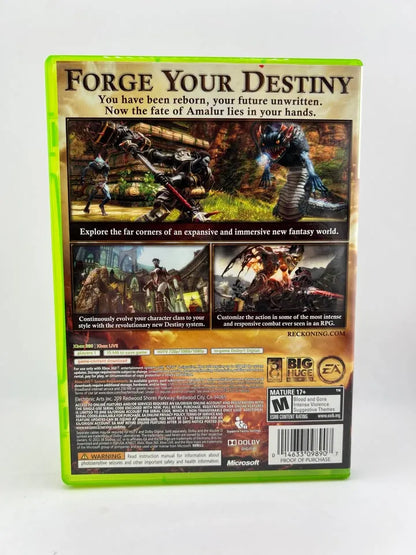 Kingdoms Of Amalur Reckoning Xbox 360 X360