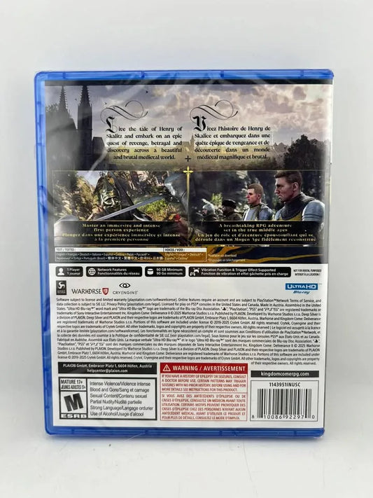Kingdom Come Deliverance II 2 Playstation 5 PS5