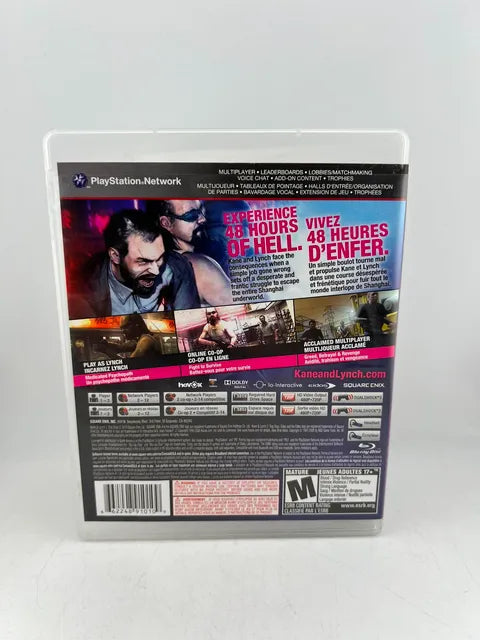 Kane And Lynch 2 Dog Days Playstation 3 Ps3
