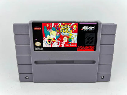 Krusty's Super Fun House Super Nintendo Snes