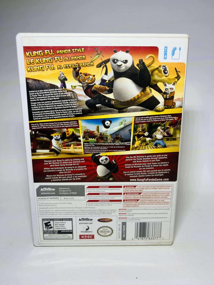 KUNG FU PANDA NINTENDO WII - jeux video game-x