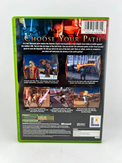Star Wars Knights Of The Old Republic Kotor Xbox