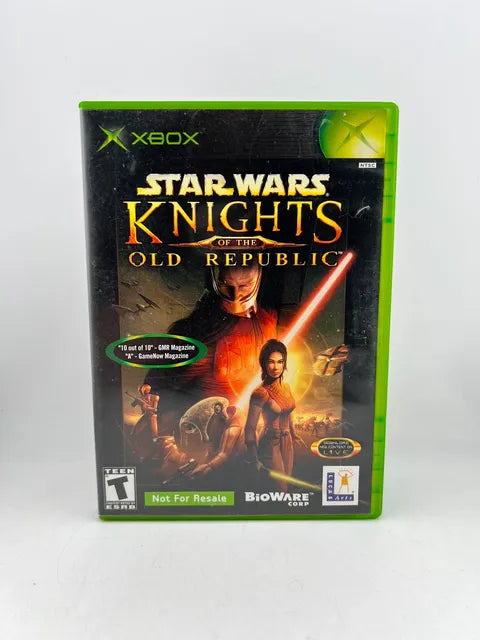 Star Wars Knights of the Old Republic Not for Resale Xbox