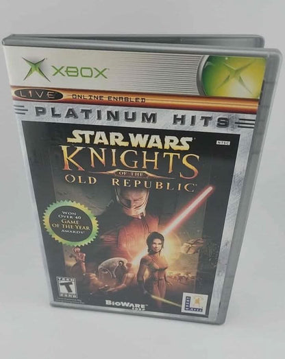 Star Wars Knights Of The Old Republic Kotor Platinum Hits Xbox jeux video game-x