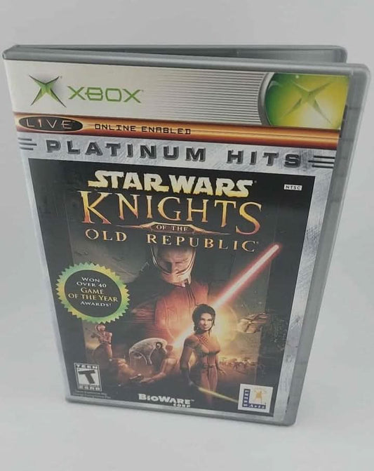 Star Wars Knights Of The Old Republic Kotor Platinum Hits Xbox jeux video game-x