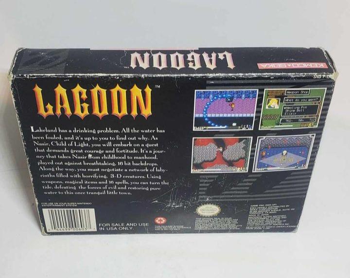 LAGOON EN BOITE SUPER NINTENDO SNES - jeux video game-x