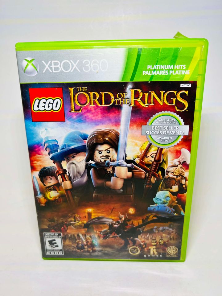 LEGO THE LORD OF THE RINGS PLATINUM HITS XBOX 360 X360 - jeux video game-x