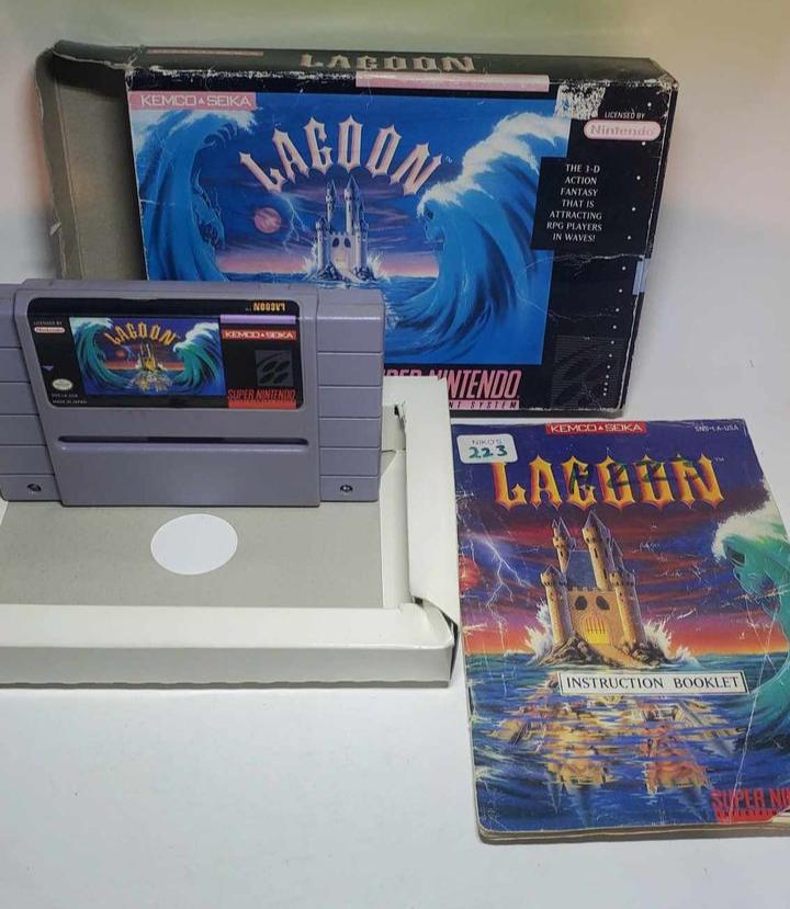 LAGOON EN BOITE SUPER NINTENDO SNES - jeux video game-x