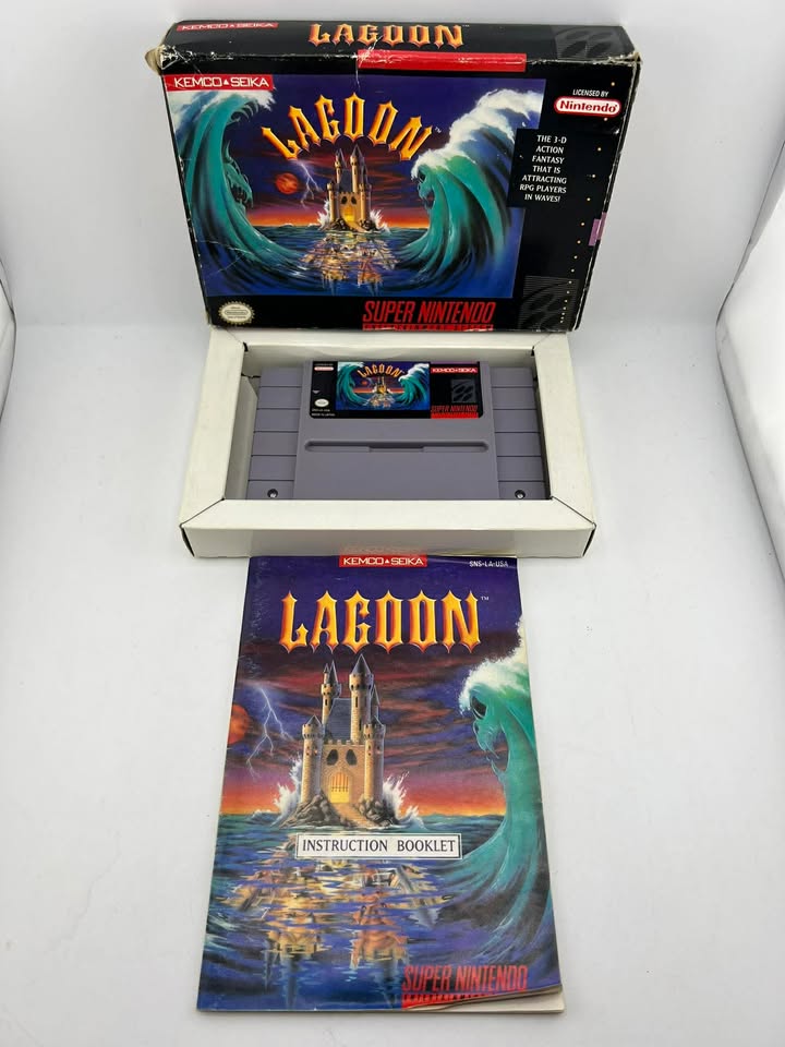 Lagoon Super Nintendo Snes