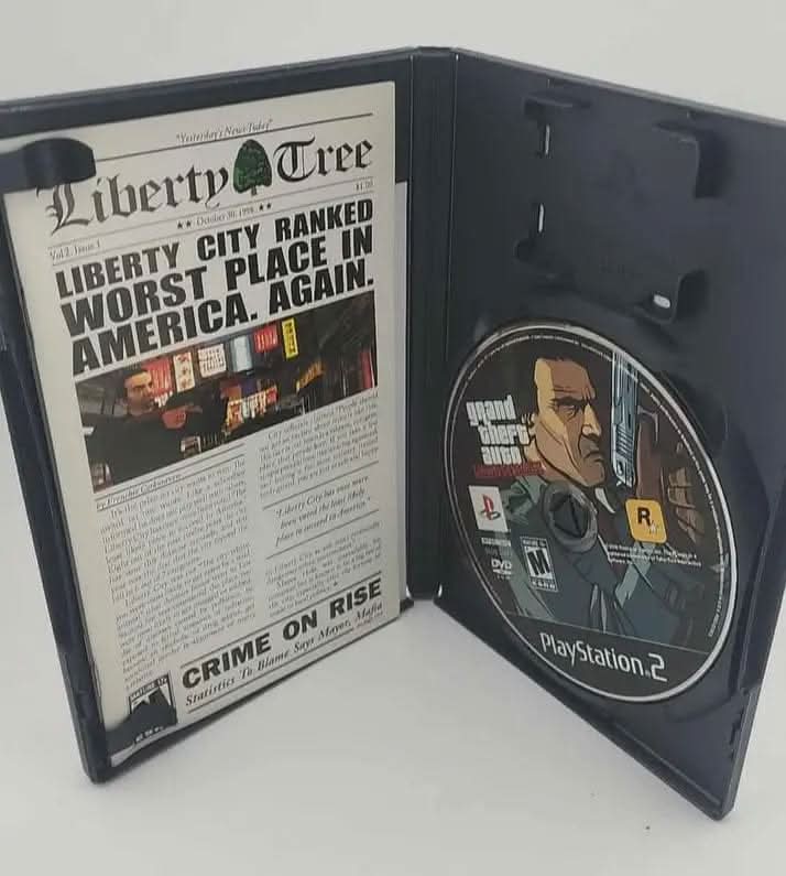 Grand Theft Auto Liberty City Stories Playstation 2 PS2 rockstar