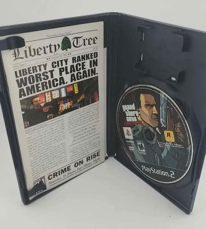 Grand Theft Auto Liberty City Stories Playstation 2 PS2 rockstar