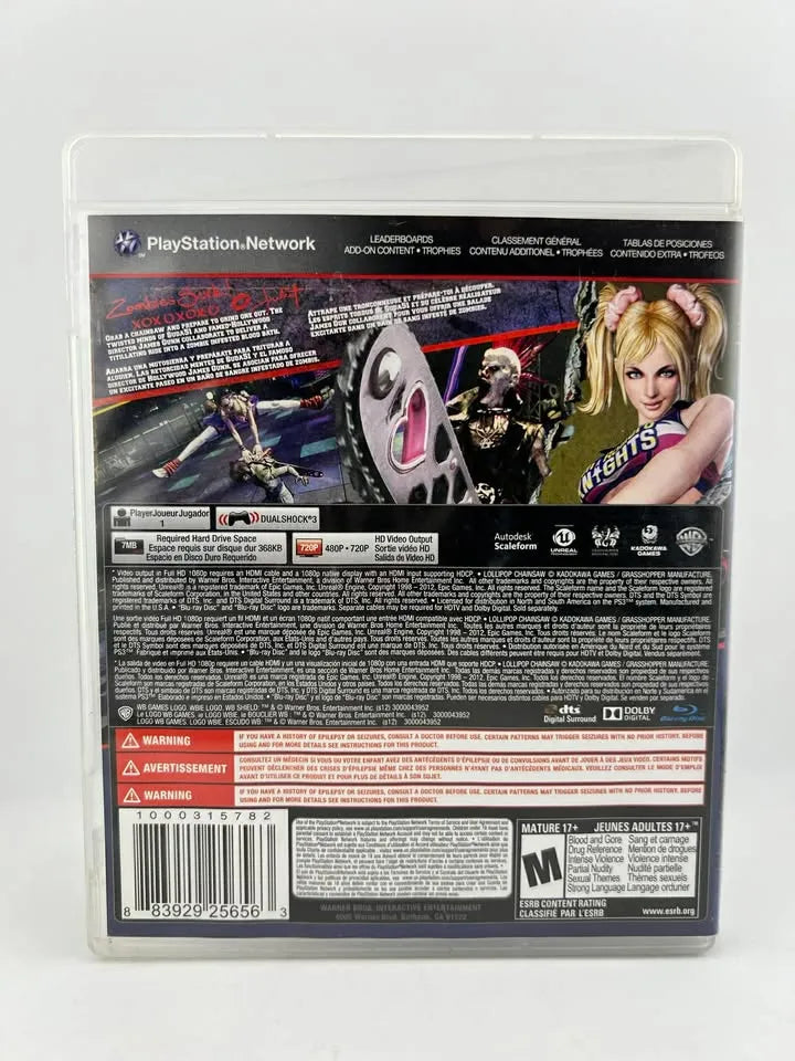 Lollipop Chainsaw Playstation 3 PS3