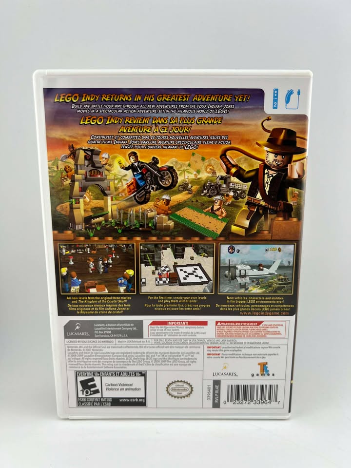 Lego Indiana Jones 2: The Adventure Continues Nintendo Wii