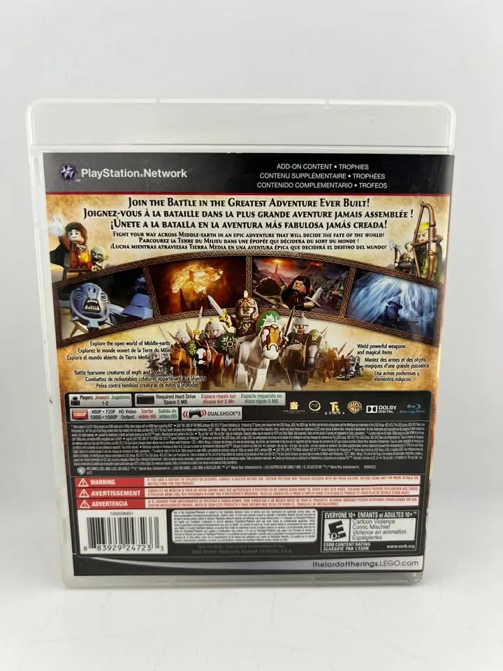 LEGO Lord Of The Rings Playstation 3 PS3