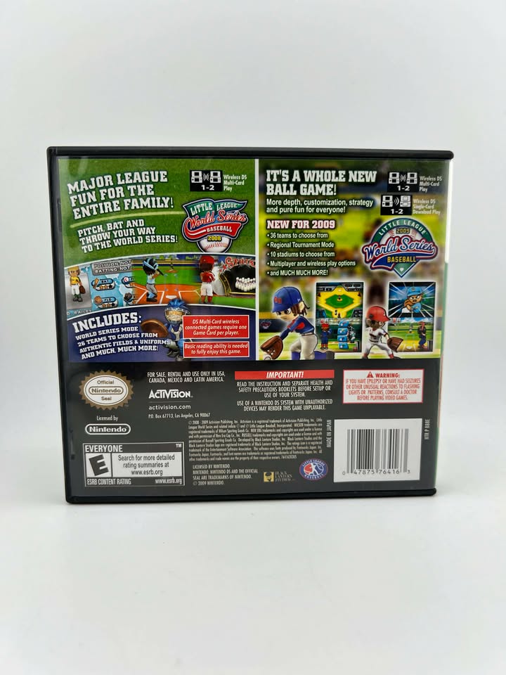 Little League World Series Double Play Nintendo DS
