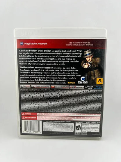 L.A. Noire Greatest Hits Playstation 3 PS3