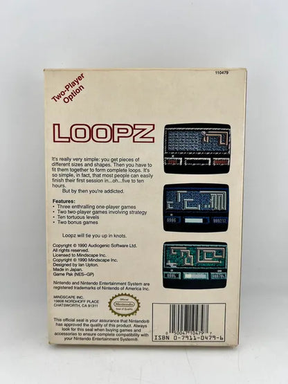Loopz Nintendo NES