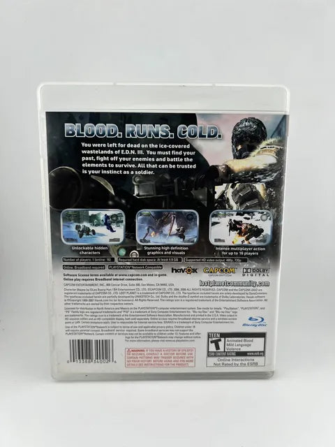 Lost Planet Extreme Condition Playstation 3 PS3