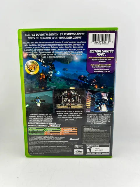 Mechassault 2 Lone Wolf Limited Edition Xbox