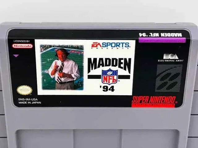 Madden NFL 94 Super Nintendo Snes
