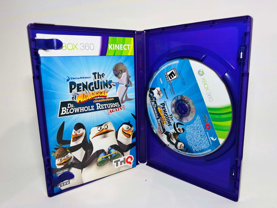 THE PENGUINS OF MADAGASCAR: DR. BLOWHOLE RETURNS (XBOX 360 X360) - jeux video game-x