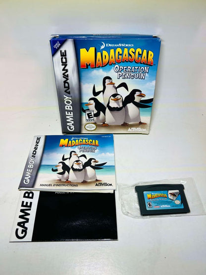 MADAGASCAR OPERATION PENGUIN EN BOITE GAME BOY ADVANCE GBA - jeux video game-x