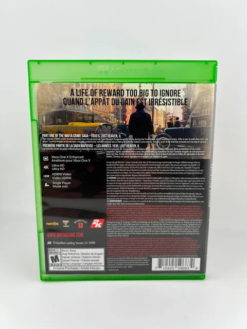 Mafia: Definitive Edition Xbox One XONE