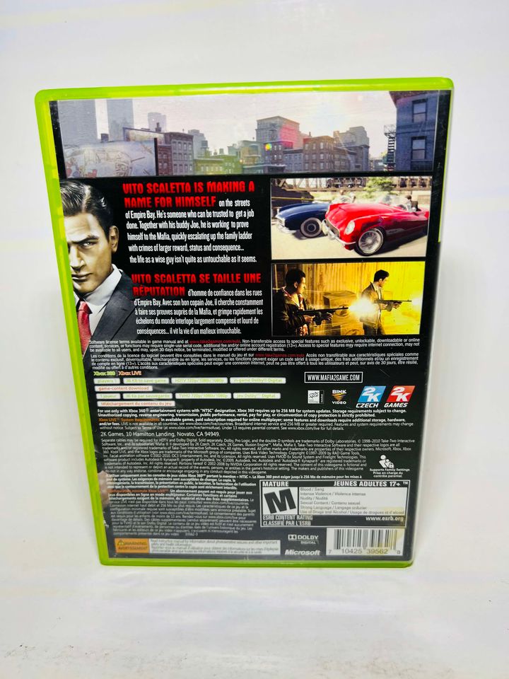 MAFIA II 2 XBOX 360 X360 - jeux video game-x