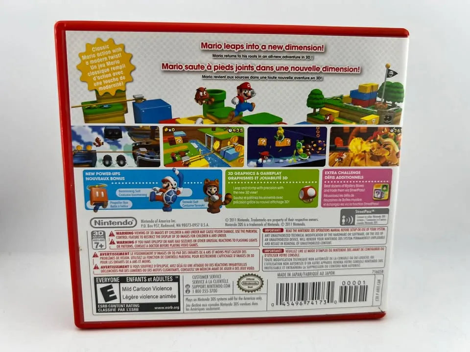 Super Mario 3d Land Nintendo 3ds