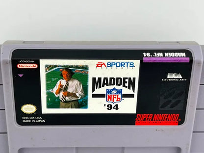 Madden NFL 94 Super Nintendo Snes