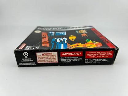 Metroid Classic NES Series Game Boy Advance GBA