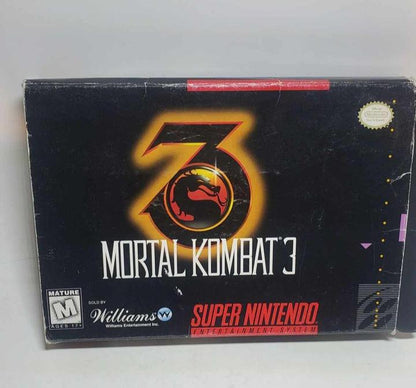 MORTAL KOMBAT III 3 EN BOITE SUPER NINTENDO SNES - jeux video game-x