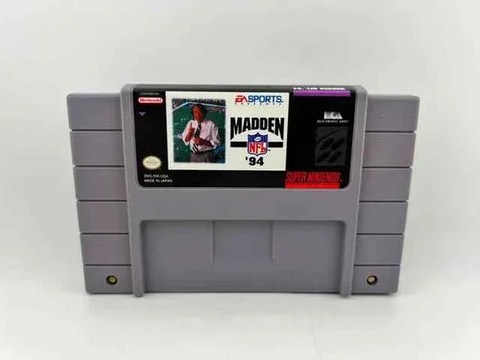Madden NFL 94 Super Nintendo Snes