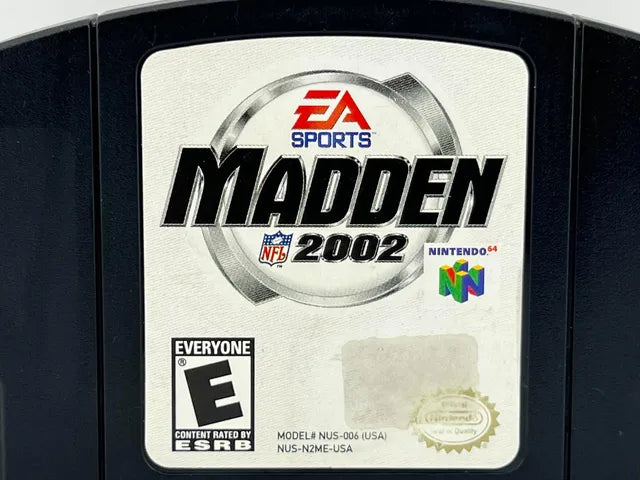 Madden 2002 Nintendo 64 N64