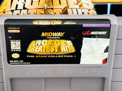Midway Arcade's Greatest Hits Atari Collection 1 Super Nintendo Snes