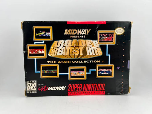 Midway Arcade's Greatest Hits Atari Collection 1 Super Nintendo Snes