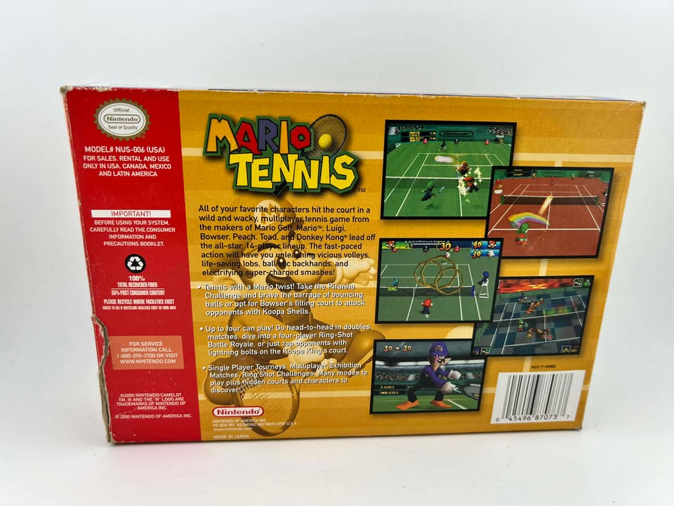 Mario Tennis Nintendo 64