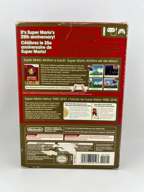 Super Mario All-Stars Limited Edition Nintendo WII