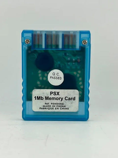 Carte Memoire Bleu Transparente Générique Playstation Ps1