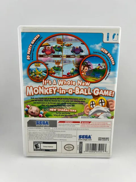 Super Monkey Ball Banana Blitz Nintendo WII