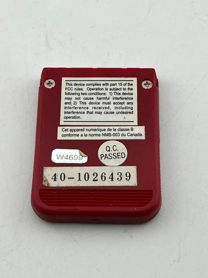 Carte Memoire Générique Rouge Playstation Ps1