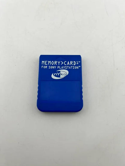 Carte Mémoire Nyko Memory Card Blue PlayStation PS1 15 Blocks