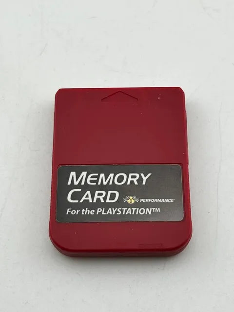 Carte Memoire Générique Rouge Playstation Ps1